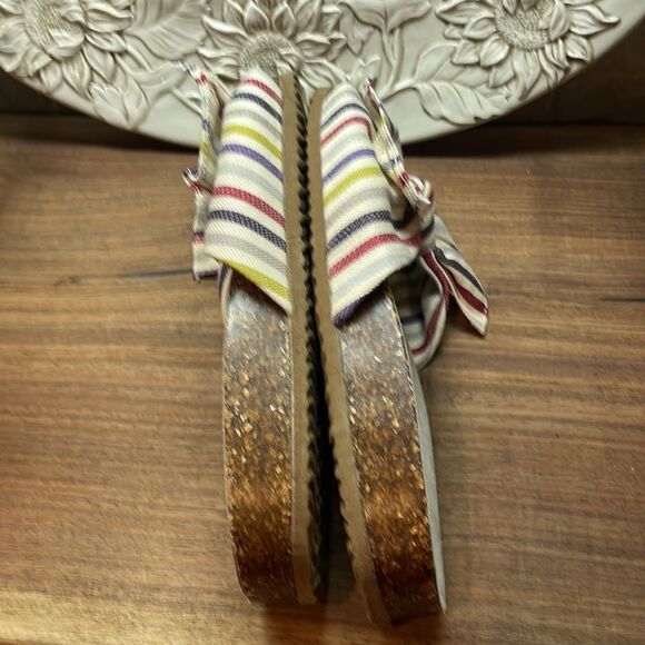 LOFT Slide Sandals Bow - 8 - Picture 6 of 10